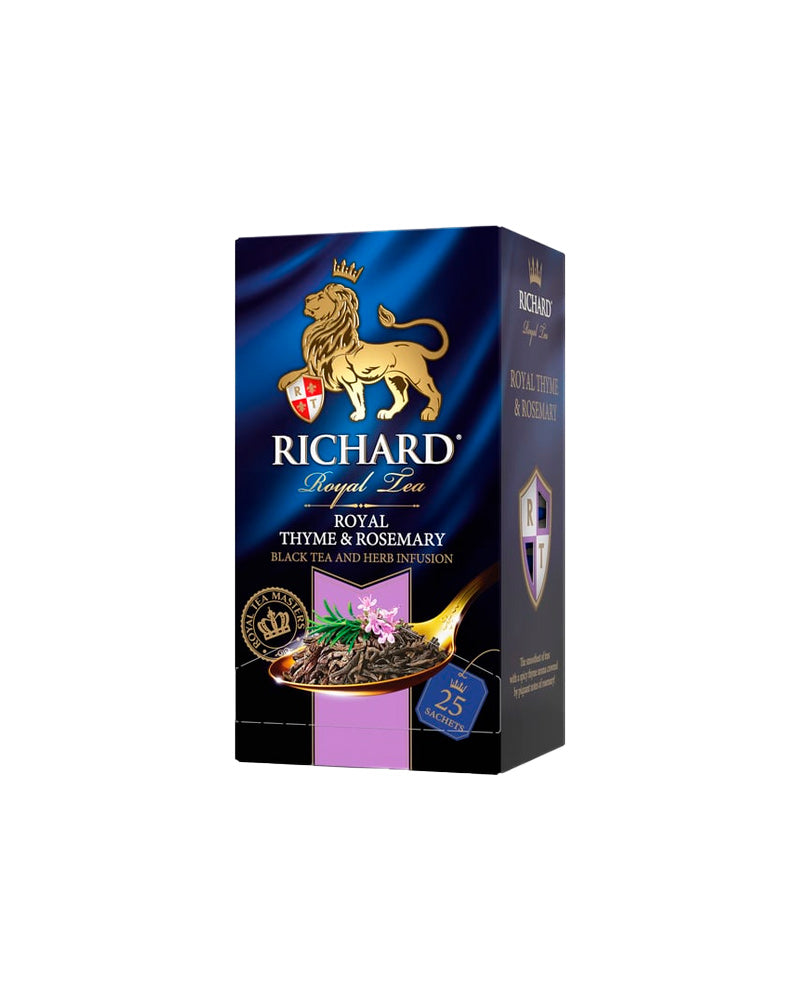 Tea Black Royal Thyme and Rosemary – 25 Tea Bags